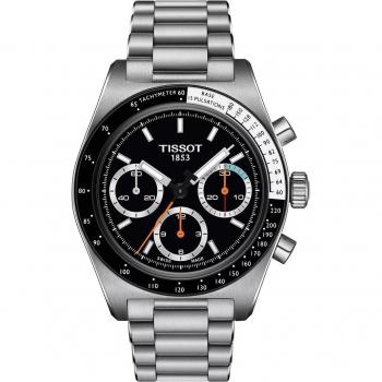 Tissot PR516 Mechanical Chronograph 41mm Mens Watch Black/Silver Automatic T149.459.21.051.00