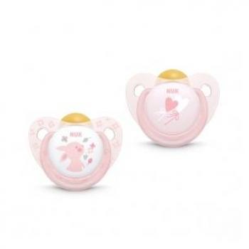 Chupete Anatómico de Látex Nuk Talla 2 Rosa (2 uds)