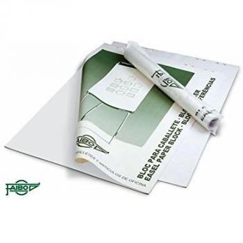 Faibo BLC-50B - Bloc de notas para pizarra, liso, 50 hojas