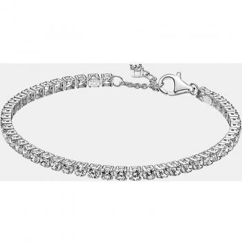 Pandora Pulsera Tenis de Plata de Ley con Circonitas Brillantes 591469C01 Talla 20 cm