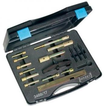 Kit de herramientas HAZET 3488/17 para ajuste de tiempos de distribución en vehículos FORD