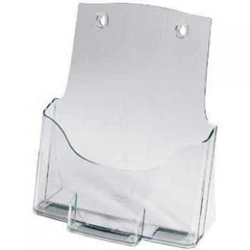 Sigel LH111 Porta-folletos de sobremesa acrylic, acrilico resistente a UV, para A4, 1 unds