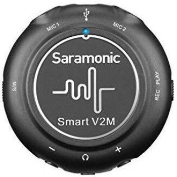 Saramonic 2 Lavalier Microphones & Portable Interface for iPhone, iPad, Android & PC/Mac