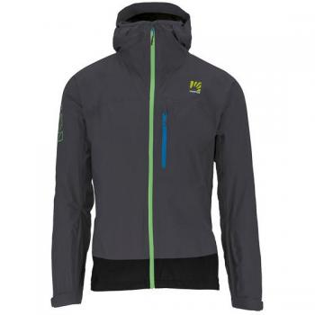 Karpos Lot Rain Waterproof Jacket for Men - Dark Grey/Black
