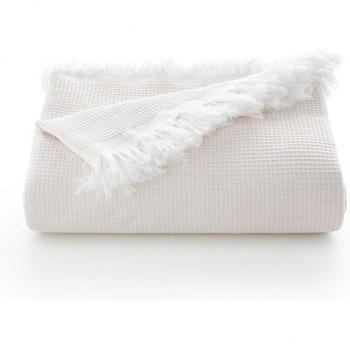 Colcha multiusos cama y sofa. Plaid foulard cubrecama mantas de sofa suave y transpirable algodón nido de abeja