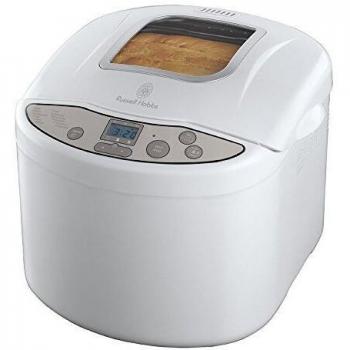 Russell Hobbs Panificadora Classics - 12 Funciones Programables, Capacidad de 1 kg, Molde Antiadherente, Blanco - 18036-56