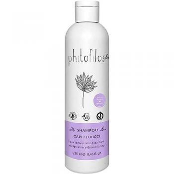 Phitofilos Champú para Cabello Rizado 250 ml, champú hidratante y definidor de rizos, formulado con ingredientes naturales, sin sulfatos ni parabenos, ideal para cabellos rizados y ondulados