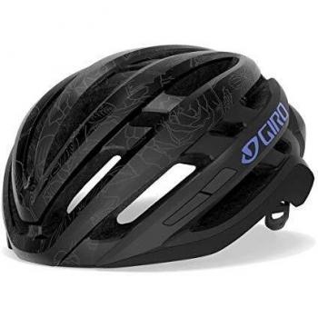 Giro Agilis W Casco de Ciclismo Road, Mujer, Negro Mate Floral, M | 55-59cm