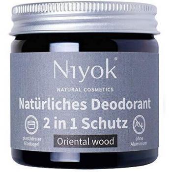 Desodorante Antitranspirante Niyok Crema de Madera Oriental 40 ml