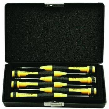 Vigor 38939-10 - Destornilladores Relojero, 6 Piezas, Cromo-Vanadio