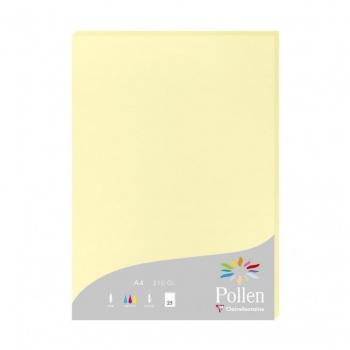 Papel para impresora de inyección de tinta Clairefontaine - Pollen Amarillo