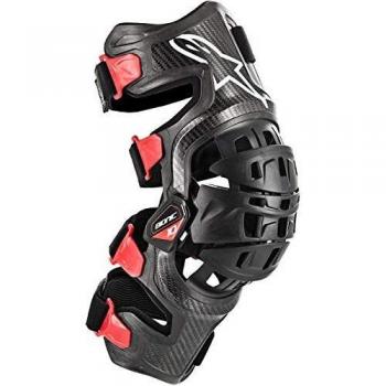 Alpinestars Bionic-10 Carbon Right Knee Brace - Black/Red Large