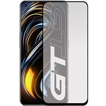 Todotumovil Protector de Pantalla Realme GT 5G Negro de Cristal Templado Vidrio 9H para movil