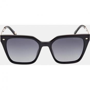 Skechers Women's Rectangular Black Polarized Sunglasses SE6217