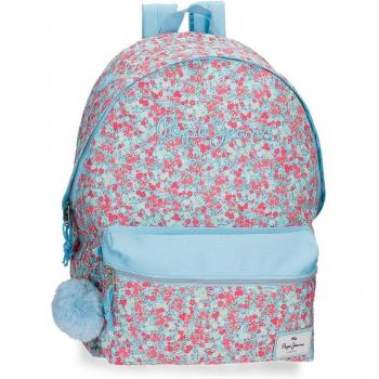 Mochila escolar para niños Pepe Jeans Aide con portaordenador, dos compartimentos, adaptable a carro