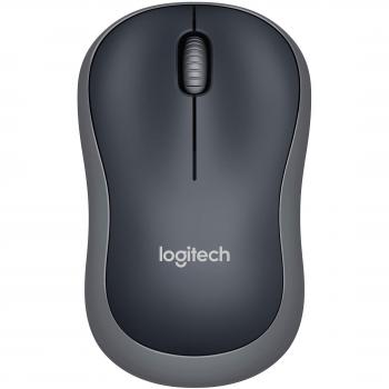 Logitech M185 - Raton inalámbrico, Gris