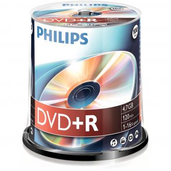 Philips Dvd + R De 4,7 Gb / 120 Min / 16X Tarrina