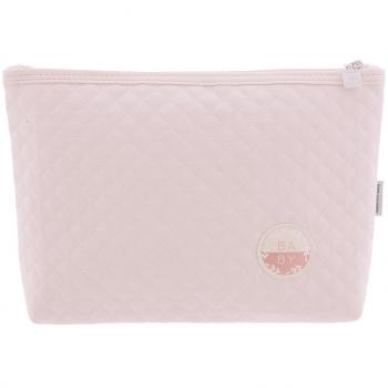 Neceser Bebé Cambrass Sara Rosa con Cremallera 6x28x20cm