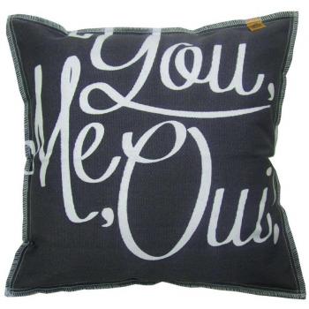 Overseas Almohada 45x45 cm lona azul marino