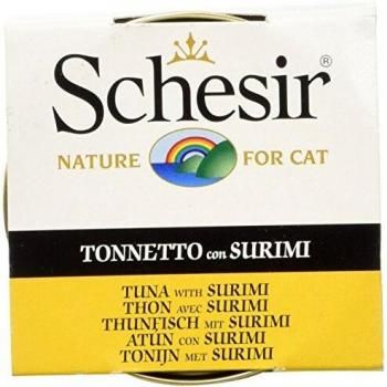 Schesir – tonnetto with Surimi for Cats, Gr. 85