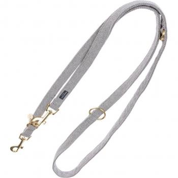 Collar y correa Nomad Tales Calma piedra - Talla M, 200 cm x 20 mm