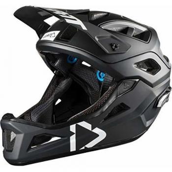 Leatt Dbx 3.0 Enduro V2 casco Mixta, color blanco y negro, tamaño 51-55 cm
