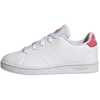 Zapatillas de tenis Adidas Advantage para niña, color blanco/rosa/negras, modelo FTWBLA/ROSREA/NEGBÁS, talla 30 EU