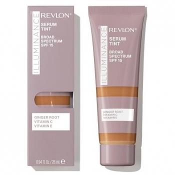 Revlon Illuminance Tinted Serum with Triple Hyaluronic Acid and SPF 15 - Warm Caramel, Unisex Foundation in Serum Form
