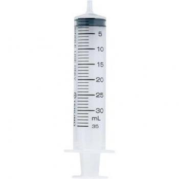 10x 30ml TERUMO Jeringa Leur Slip Punta