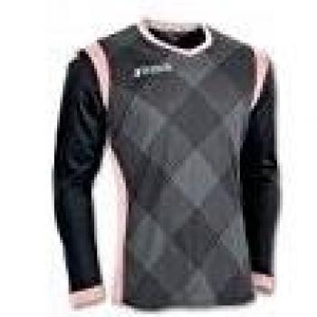 Joma Camiseta m/l Derby Negro-Salmón Talla S