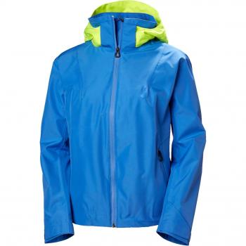 Helly Hansen Women's Inshore Cup Waterproof Hooded Sailing Jacket Blue XL