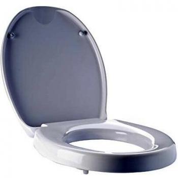 Asiento elevador de inodoro con tapa bajada cierre suave premium Ridder A0070700