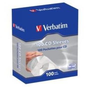Verbatim Paper CD Sleeves (Pack of 100)