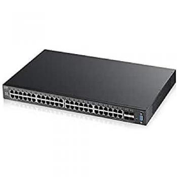 Switch Ethernet Gigabit Gestionable Zyxel XGS2210-52 de Capa 2 con 48 Puertos y 4x 10G