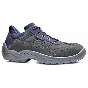 Base Protection, COLOSSEUM Calzado de Seguridad para Mujeres y Hombres, Gris y Azul, Talla 46