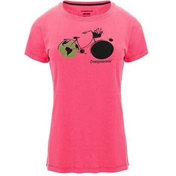 Trangoworld Ligures Camiseta, Mujer, Rosa Coral, M