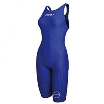 Bañador Zone3 Performance Speed azul mujer - 32, traje de baño de competición, material de alta calidad, diseño aerodinámico, resistencia al cloro, secado rápido, ajuste cómodo y soporte para un rendimiento óptimo en nat