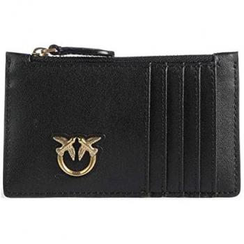 PINKO Black Wallet & Cardholder for Women, Size: ONE SIZE
