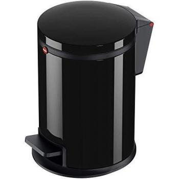 Hailo Pure 4 Recogedor, Metal, Negro, 24 x 24 cm