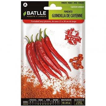 Pimiento Guindilla de Cayenne, rojo