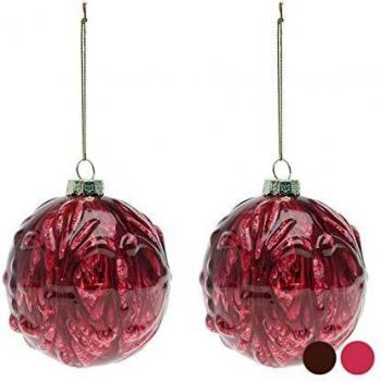 Bolas de Navidad Rojo (2 pcs) 112575