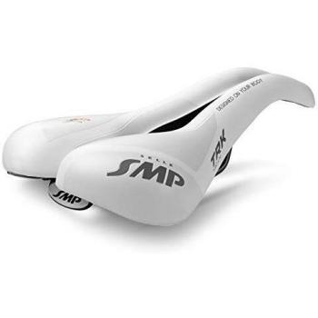 Smp TRK Sillín, Unisex Adulto, Blanco, Medium