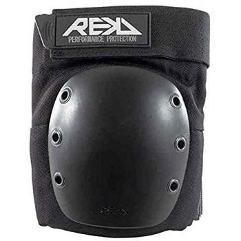 Rekd Protection Rodillera Ramp Knee Pads - Rodilleras Skateboard Unisex Adulto, Color Negro/Rojo, Talla S