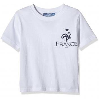 FFF EP1000 Varane-Camiseta de manga corta para niño, color blanco 12 años