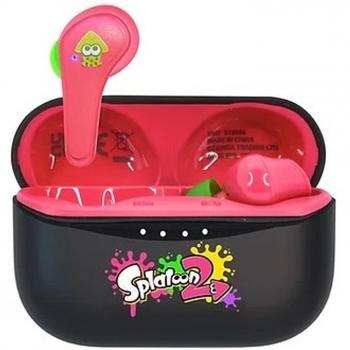 OTL Technologies Splatoon Bluetooth V5.0 Earpods con Caja de Carga Inalámbrica