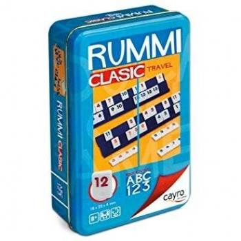 Rummi Classic Travel Metal Box - Portable Family Game for 2-4 Players, Ages 8+