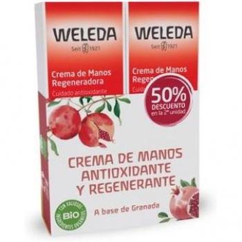Weleda Duplo Crema Regeneradora Manos Granada 2X50Ml