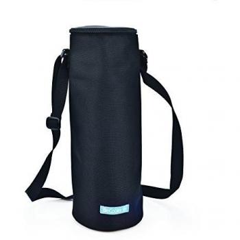 IRIS 9675-TX - Bolsa térmica para botellas, tela, color negro