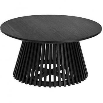 Kave Home - Mesa de Centro Jeanette Ø 80 cm Negro
