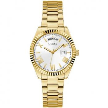 Reloj de Mujer Guess Luna GW0308L2 con Elegante Correa Dorada de Acero